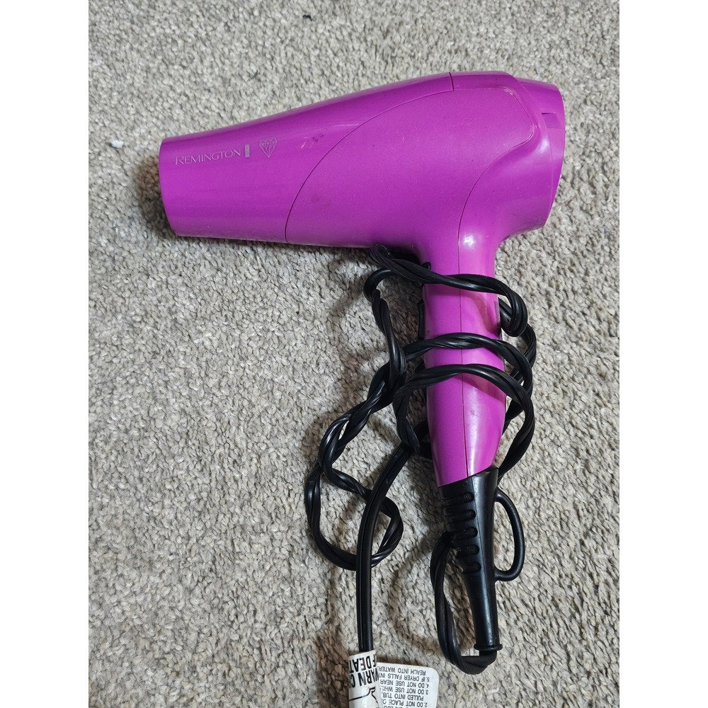 Remington D-3190  magenta 125v 60hz 1875w hair dryer  tested blower